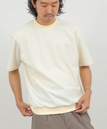 《ビジカジ対応》ニット風カノコTシャツ 26SS