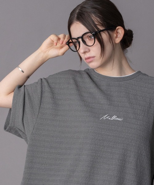 BROWNY(ブラウニー)の「BROWNY/【26年春夏新作】ワンポイントフェイクレイヤードT(Tシャツ/カットソー・メンズ・ブラック/ダークグレー/ネイビー・MEDIUM/LARGE)」の3枚目の写真