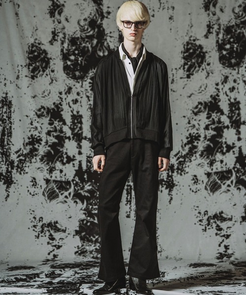 NO ID.(ノーアイディ)の「【NO ID.】Stretch Wide Leg Pants / ストレッチワイドレッグPT(その他パンツ・メンズ・ブラック・1/2)」の7枚目の写真