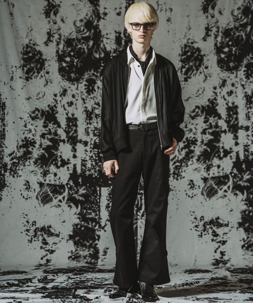 NO ID.(ノーアイディ)の「【NO ID.】Stretch Wide Leg Pants / ストレッチワイドレッグPT(その他パンツ・メンズ・ブラック・1/2)」の12枚目の写真