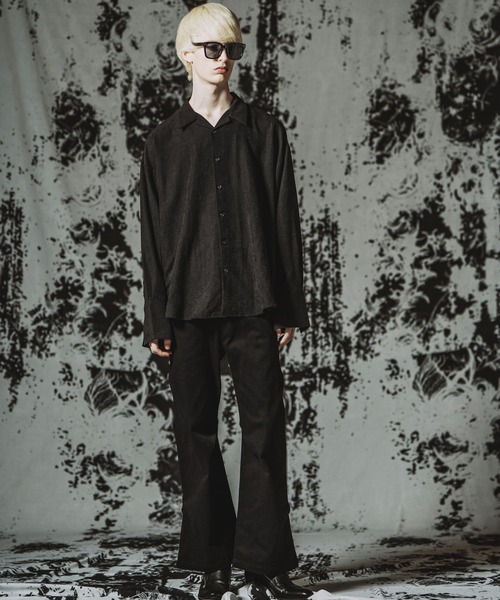 NO ID.(ノーアイディ)の「【NO ID.】Stretch Wide Leg Pants / ストレッチワイドレッグPT(その他パンツ・メンズ・ブラック・1/2)」の19枚目の写真