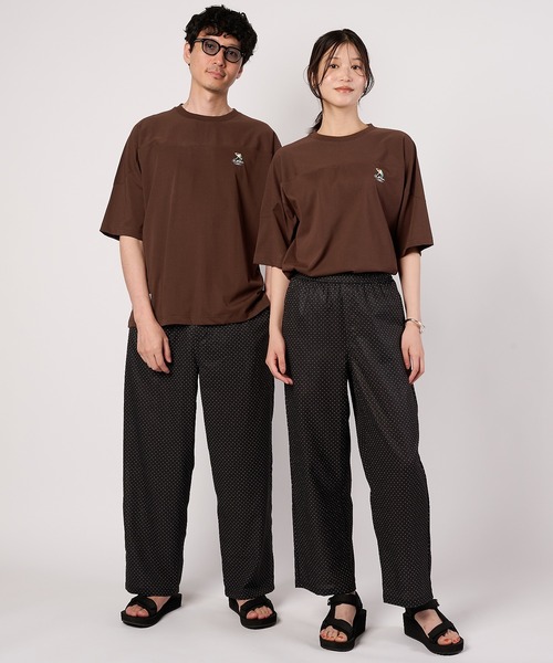 Arnold Palmer(アーノルドパーマー)の「シェア フットボール Tシャツ(Tシャツ/カットソー・レディース・アイボリー/ブラウン/チャコールグレー・S/M/XS/LL/L)」の4枚目の写真