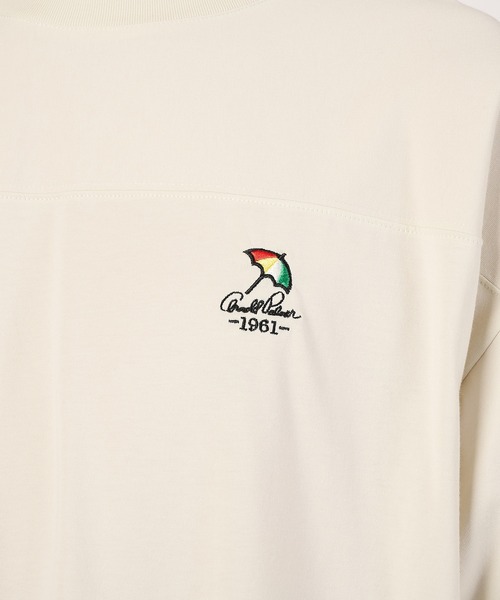 Arnold Palmer(アーノルドパーマー)の「シェア フットボール Tシャツ(Tシャツ/カットソー・レディース・アイボリー/ブラウン/チャコールグレー・S/M/XS/LL/L)」の20枚目の写真
