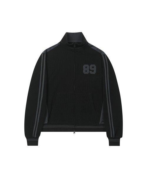 Waffle Track Jacket [BLACK]_SEJK022BLACK（ナイロンジャケット