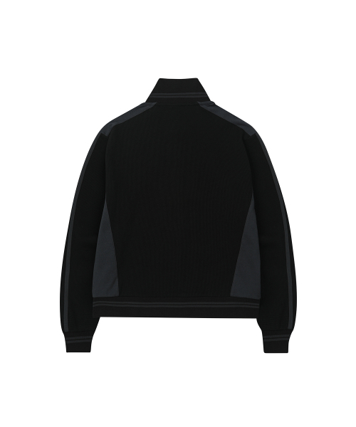 Waffle Track Jacket [BLACK]_SEJK022BLACK（ナイロンジャケット