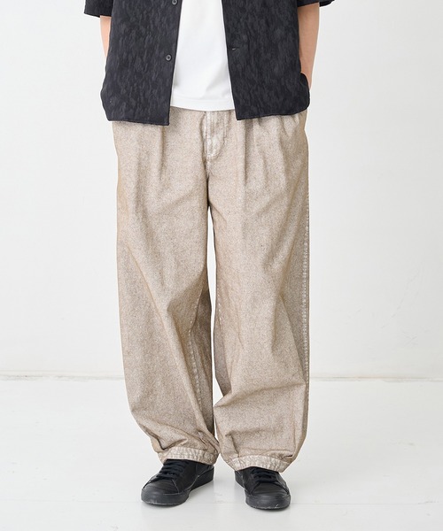 THE TOKYO(ザトウキョウ)の「【irenisa/イレニサ】別注VOLUME PANTS(その他パンツ・メンズ・ブラック/ベージュ・3/4/2)」の2枚目の写真