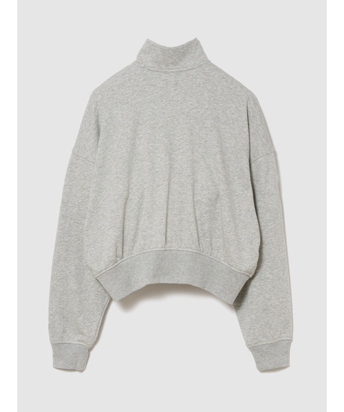 GAP（ギャップ）の「ヴィンテージソフト フレンチテリー モックネック ジップアップジャケット（スウェット・レディース・ネイビー/グレー・XS/XXS/XL/L/S/M）」の5枚目の写真