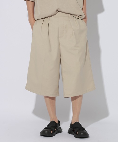 LAKOLE（ラコレ）の「TRショートスラックス / 1050804（スラックス・メンズ・ベージュ/ブラック・MEDIUM/LARGE）」の6枚目の写真
