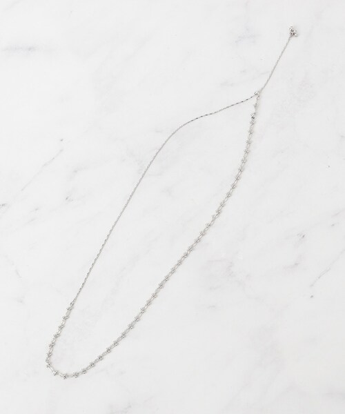 SHOO・LA・RUE（シューラルー）の「【2WAY】つぶチェーンネックレス（ネックレス・レディース・シルバー/ピンクゴールド/ゴールド・00）」の7枚目の写真