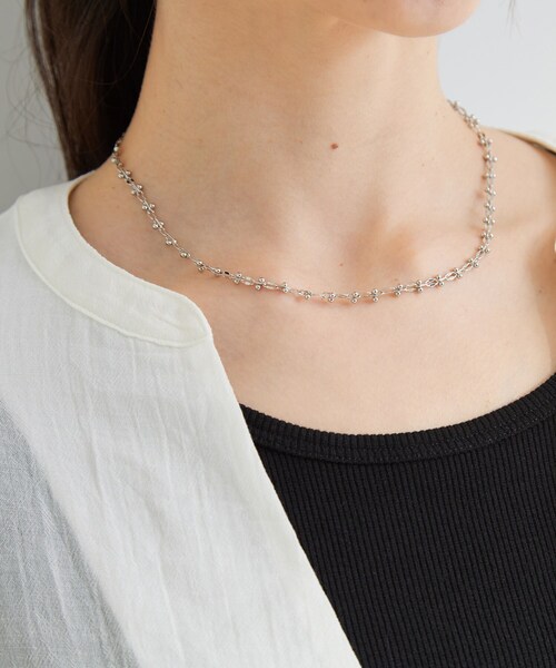 SHOO・LA・RUE（シューラルー）の「【2WAY】つぶチェーンネックレス（ネックレス・レディース・シルバー/ピンクゴールド/ゴールド・00）」の13枚目の写真