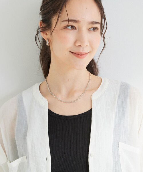 SHOO・LA・RUE（シューラルー）の「【2WAY】つぶチェーンネックレス（ネックレス・レディース・シルバー/ピンクゴールド/ゴールド・00）」の14枚目の写真