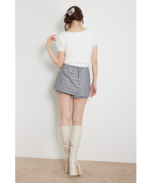 rienda(リエンダ)の「【AW先行アイテム】タイトミニスコートショートパンツ(スカート・レディース・グレー系その他/ブラック/ブラウン・X-SMALL/SMALL/MEDIUM)」の5枚目の写真