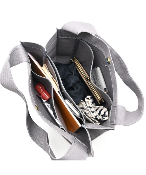 CLEDRAN(クレドラン)の「【A4対応 小分け収納】CL4039 COTON FUNCTION TOTE(トートバッグ・レディース・ブラック/ブラウン/グレー・FREE)」の9枚目の写真