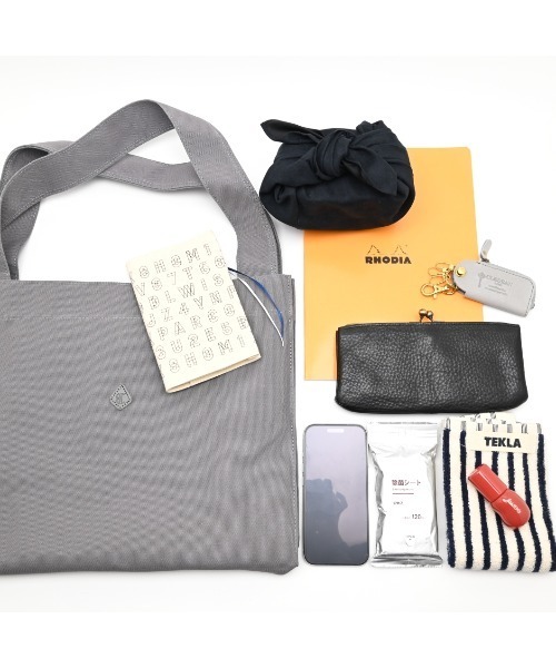 CLEDRAN(クレドラン)の「【A4対応 小分け収納】CL4039 COTON FUNCTION TOTE(トートバッグ・レディース・ブラック/ブラウン/グレー・FREE)」の10枚目の写真