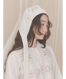 merry jenny | rose earflap hat(ニットキャップ/ビーニー)