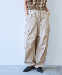 JEANASIS | 【接触冷感】ミリタリーカーゴボリュームパンツ/1044356(カーゴパンツ)