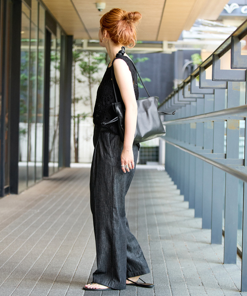 B.C STOCK(ベーセーストック)の「AULENTTI / オウレンティ 2WAYレザーバッグ(ショルダーバッグ・レディース・ブラック/キャメル・FREE)」の18枚目の写真