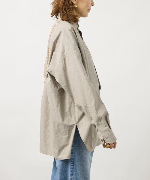 VERMEIL par iena（ヴェルメイユパーイエナ）の「TICCA ティッカ スクエアハイネックシャツ UNI 263401112（シャツ/ブラウス・レディース・ベージュ・FREE）」の6枚目の写真