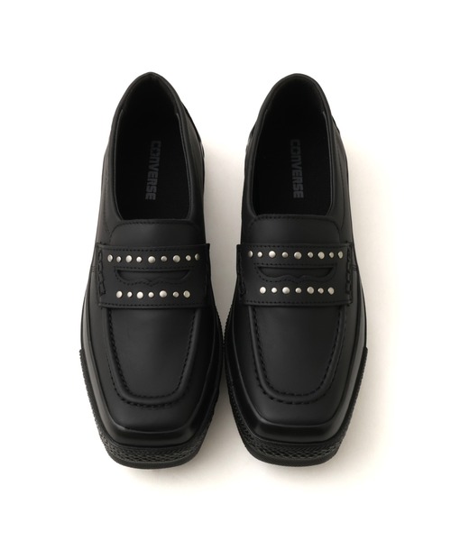 CONVERSE(コンバース)の「CONVERSE ALL STAR SQUARETOE LOAFER SA / コンバース オールスター スクエアトゥ ローファー SA(スニーカー・メンズ・ブラック・26.5cm/26.0cm/30.0cm/29.0cm/28.0cm/27.5cm/27.0cm)」の1枚目の写真