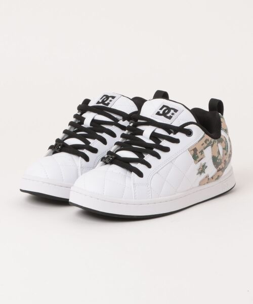 DC SHOES(ディーシーシューズ)の「DC SHOES ディーシーシューズ ALLIANCE SE SN レディーススニーカー(アライアンスSESN) DM264301 WCO ウィート/カモ(スニーカー・レディース・ホワイト系その他・23.0cm/23.5cm/24.0cm/24.5cm)」の1枚目の写真