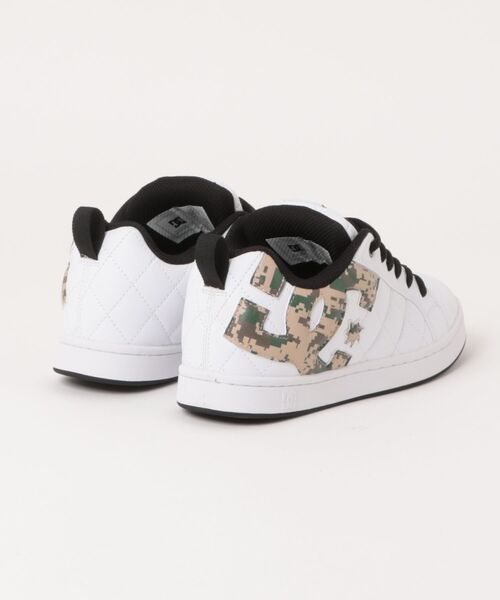 DC SHOES(ディーシーシューズ)の「DC SHOES ディーシーシューズ ALLIANCE SE SN レディーススニーカー(アライアンスSESN) DM264301 WCO ウィート/カモ(スニーカー・レディース・ホワイト系その他・23.0cm/23.5cm/24.0cm/24.5cm)」の2枚目の写真