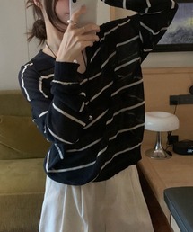 ボーダースキッパーニット