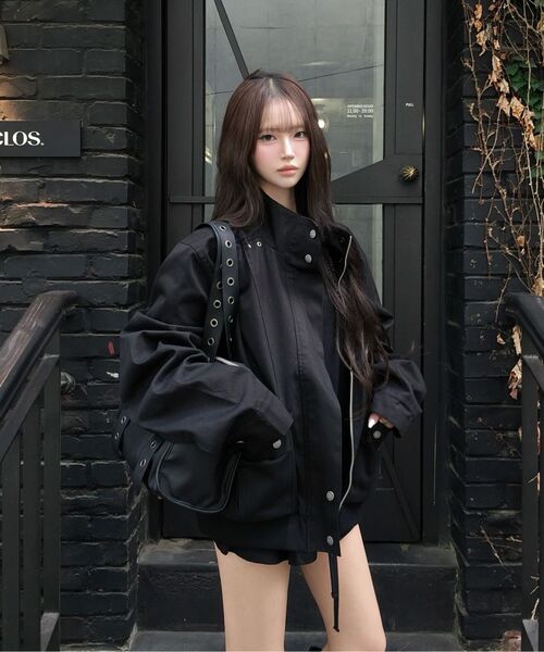 KHAKIPOINT（カーキポイント）の「Eyelet Belt Bag (black)（ショルダーバッグ・レディース・その他・FREE）」の13枚目の写真