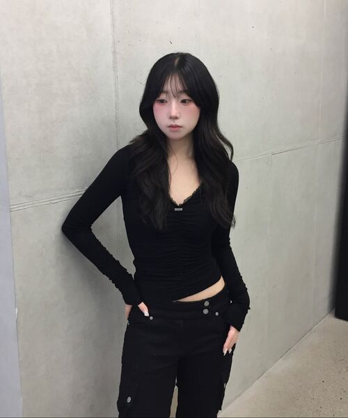 KHAKIPOINT（カーキポイント）の「Eyelet Belt Bag (black)（ショルダーバッグ・レディース・その他・FREE）」の8枚目の写真