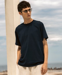 AKM Contemporary | AKM Contemporary(エイケイエムコンテンポラリー)シルクブレンドクルーネックTシャツ(Tシャツ/カットソー)