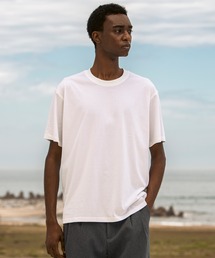 AKM Contemporary(エイケイエムコンテンポラリー)シルクブレンドクルーネックTシャツ