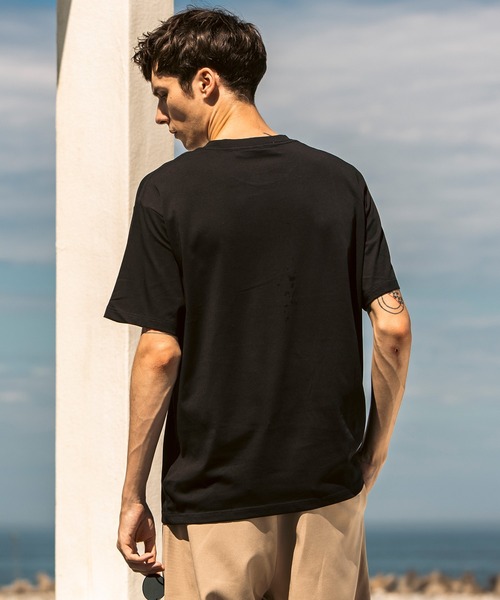 AKM Contemporary(エイケイエムコンテンポラリー)の「AKM Contemporary(エイケイエムコンテンポラリー)シルクブレンドクルーネックTシャツ(Tシャツ/カットソー・メンズ・ライトベージュ/ホワイト/ブラック/ネイビー・M/L/XL)」の9枚目の写真