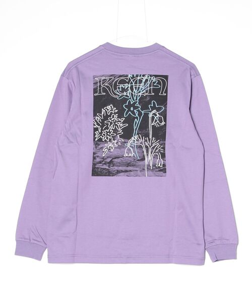KEEN(キーン)の「OC/RP ALPINE PLANTS LS TEE / OC/RP アルパイン プランツ エルエス ティー(Tシャツ/カットソー・レディース・パープル・M/XL/L/S)」の2枚目の写真