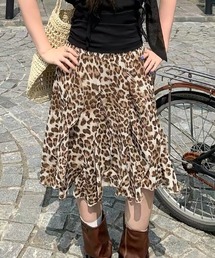 Vipoa（ヴィポア）の「Leopard midi skirt（スカート）」