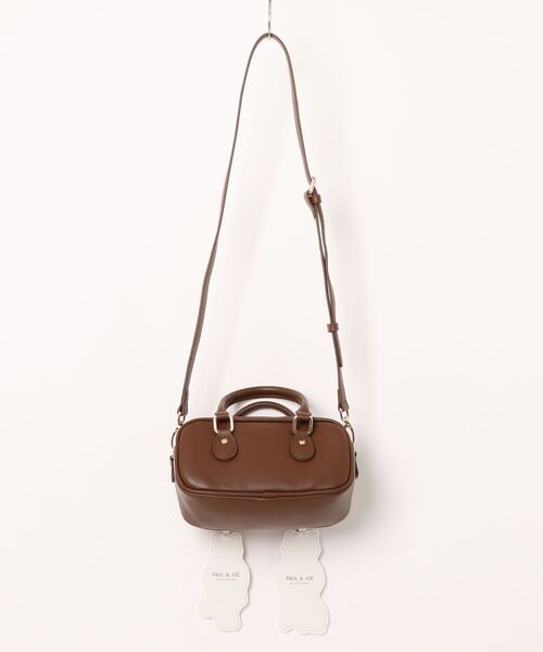 PAUL & JOE ACCESSOIRES(ポールアンドジョーアクセソワ)の「【PAUL & JOE ACCESSOIRES /ポール アンド ジョー アクセソワ 】 BAG WITH GIPSY&NOUNETTE CAHRM チャーム付きミニボストンバッグ(ボストンバッグ・レディース・ブラック/ブラウン・FREE)」の3枚目の写真