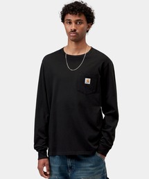 Carhartt WIP/カーハート ダブリューアイピー 長袖 Tシャツ ロンT ワンポイントロゴ ポケット ポケT ロングスリーブポケットTシャツ L/S Pocket T-Shirt I030437-26FW