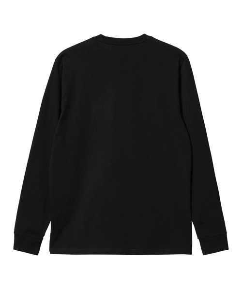 Carhartt(カーハート)の「Carhartt WIP/カーハート ダブリューアイピー 長袖 Tシャツ ロンT ワンポイントロゴ ポケット ポケT ロングスリーブポケットTシャツ L/S Pocket T-Shirt I030437-26FW(Tシャツ/カットソー・メンズ・ブラック・S/M/L)」の9枚目の写真