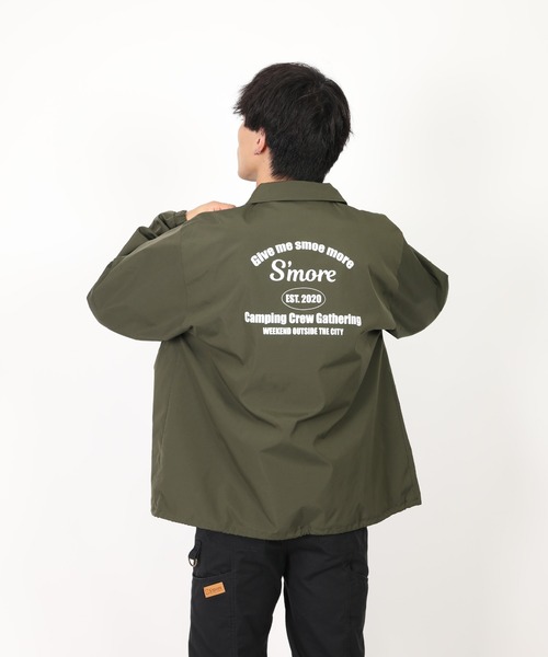 S'more(スモア)の「Coach jacket(その他アウター・メンズ・ダークグレー/ダークグリーン・MEDIUM/SMALL/X-LARGE/LARGE)」の2枚目の写真