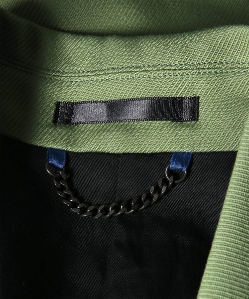 Paul Smith(ポールスミス)の「"Cavalry Twill" ダブルブレスト ロングコート / 263158 A260(その他アウター・メンズ・カーキブラウン/レッド/ネイビー/グリーン・MEDIUM/SMALL/X-LARGE/LARGE)」の15枚目の写真