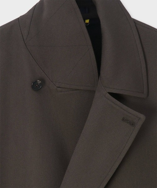 Paul Smith(ポールスミス)の「"Cavalry Twill" ダブルブレスト ロングコート / 263158 A260(その他アウター・メンズ・カーキブラウン/レッド/ネイビー/グリーン・MEDIUM/SMALL/X-LARGE/LARGE)」の5枚目の写真
