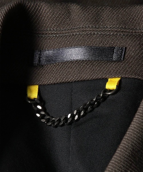 Paul Smith(ポールスミス)の「"Cavalry Twill" ダブルブレスト ロングコート / 263158 A260(その他アウター・メンズ・カーキブラウン/レッド/ネイビー/グリーン・MEDIUM/SMALL/X-LARGE/LARGE)」の8枚目の写真