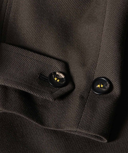 Paul Smith(ポールスミス)の「"Cavalry Twill" ダブルブレスト ロングコート / 263158 A260(その他アウター・メンズ・カーキブラウン/レッド/ネイビー/グリーン・MEDIUM/SMALL/X-LARGE/LARGE)」の9枚目の写真