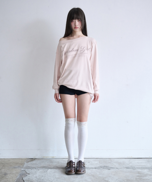 REISE MIYA（レイズミヤ）の「SOAPY ワンショルダートップ [BABY PINK]（Tシャツ/カットソー・レディース・その他・OS）」の3枚目の写真