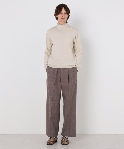 TOMORROWLAND (トゥモローランド)の「【WEB先行予約】TOMORROWLAND tricot メリノベーシック モックネックプルオーバー(ニット/セーター・メンズ・サックスブルー/チャコールグレー/レッド/ネイビー/ブラウン/ホワイト・XL/L/S/M)」の7枚目の写真