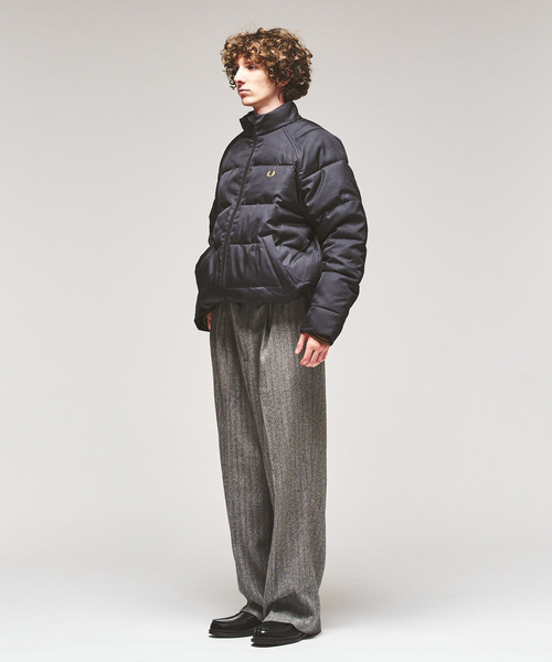 417 EDIFICE(フォーワンセブンエディフィス)の「FRED PERRY / フレッドペリー 417別注 ラグランスリーブ パデッドジャケット(その他アウター・メンズ・ブラック/ブラウン/カーキ・SMALL/MEDIUM/LARGE)」の13枚目の写真