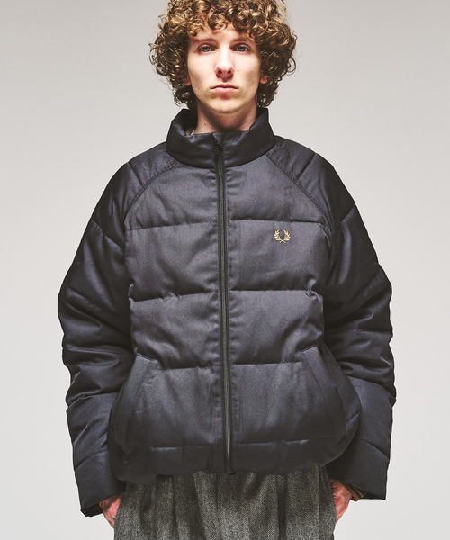 417 EDIFICE(フォーワンセブンエディフィス)の「FRED PERRY / フレッドペリー 417別注 ラグランスリーブ パデッドジャケット(その他アウター・メンズ・ブラック/ブラウン/カーキ・SMALL/MEDIUM/LARGE)」の17枚目の写真