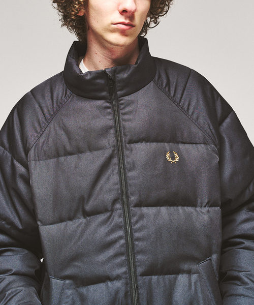 417 EDIFICE(フォーワンセブンエディフィス)の「FRED PERRY / フレッドペリー 417別注 ラグランスリーブ パデッドジャケット(その他アウター・メンズ・ブラック/ブラウン/カーキ・SMALL/MEDIUM/LARGE)」の22枚目の写真