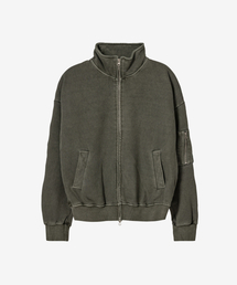 PIGMENT ユーティリティジップアップ (Dust Khaki)