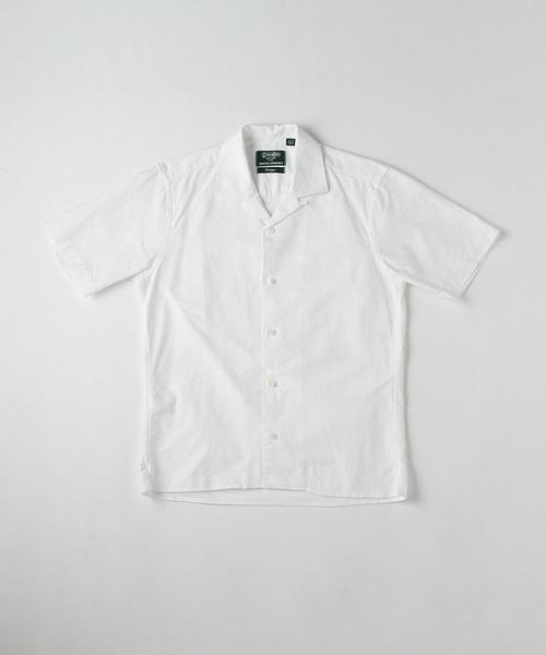 UNITED ARROWS（ユナイテッドアローズ）の「＜GITMAN (ギットマン）＞OX CAMP SHIRT（シャツ/ブラウス・メンズ・オリーブ/ネイビー/ホワイト・15  1/2/14  1/2/15 ）」の2枚目の写真