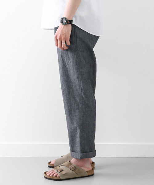 URBAN RESEARCH DOORS MENS（アーバンリサーチ ドアーズ メンズ）の「FORK＆SPOON ドロスト9分丈パンツ（その他パンツ・メンズ・インディゴブルー・4/5）」の3枚目の写真