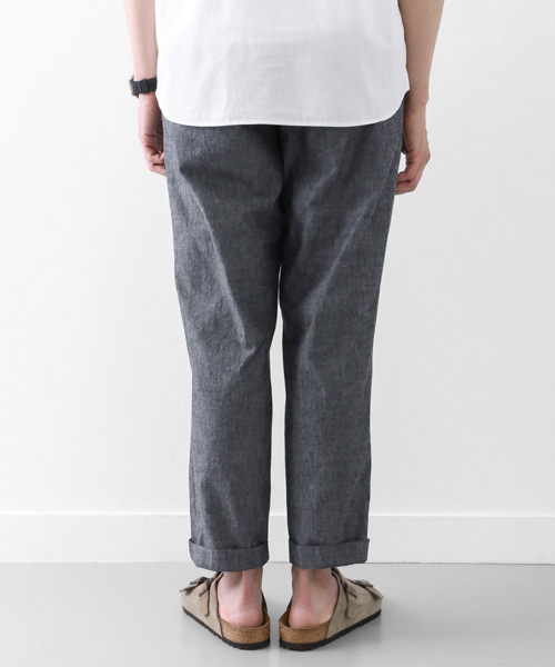 URBAN RESEARCH DOORS MENS（アーバンリサーチ ドアーズ メンズ）の「FORK＆SPOON ドロスト9分丈パンツ（その他パンツ・メンズ・インディゴブルー・4/5）」の4枚目の写真